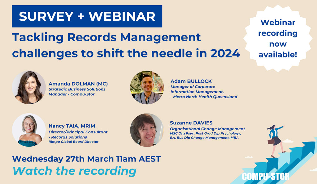 Survey and Webinar to help tackle Records Management challenges